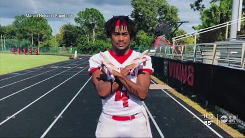 Jacquez Welch's mom walks the stage in her son's memory at high school graduation ceremony