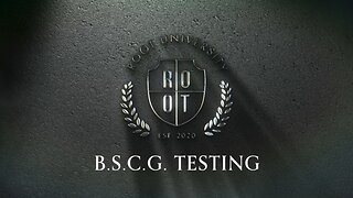 Testiranje BSCG | Univerza ROOT | 22. april 2024 | Slovenia