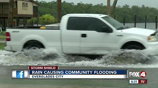 More rain brings more flooding to Everglades City