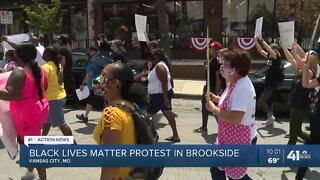 Black Lives Matter protest in Brookside