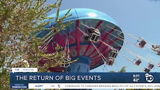 California prepares for return of big events