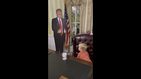 Toddler Visits a Pro Trump Coffee Shop