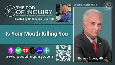 Is Your Mouth Killing You - Thomas E. Levy, MD, JD - The Podcast for Podiatrists