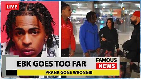 Nas EBK Pulls Knife In Noticuz Prank Video in The Airport | Famous News