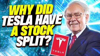 Why Did Tesla Have A Stock Split? And What Does It Mean For Shareholders? #financialgoals #elonmusk