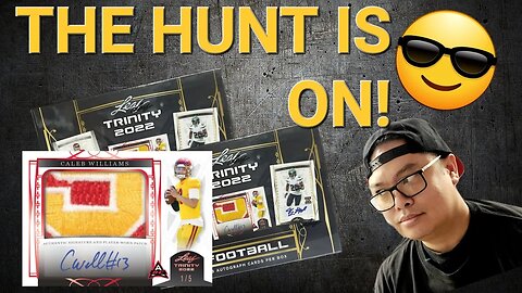 The Ultimate Chase: Opening 2022 Leaf Trinity Football Boxes in Search of Caleb Williams RPA Card!