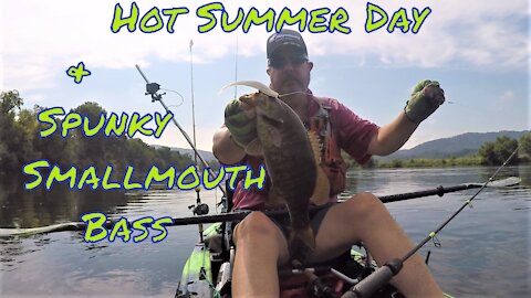 Hot Day on the River with some Spunky Smallmouth Bass!