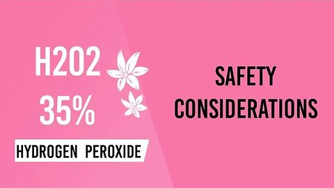 Important Information if you using a high percentage of Hydrogen Peroxide in your home.