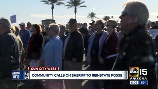 Sun City West residents call on Sheriff to reinstate posse