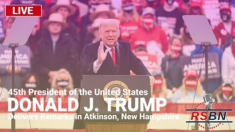 LIVE REPLAY: Trump to Deliver Remarks in Atkinson, New Hampshire - 1/16/24