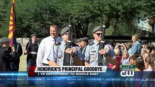 Students say goodbye to principal