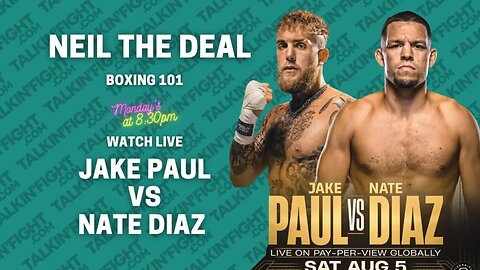Jake Paul vs Nate Diaz | Boxing 101 with Neil the Deal | Talkin Fight