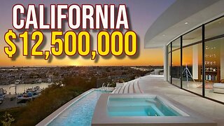 Inside $12,500,000 Newport Beach Mega Mansion