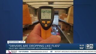 Valley mail carriers concerned about Arizona heat
