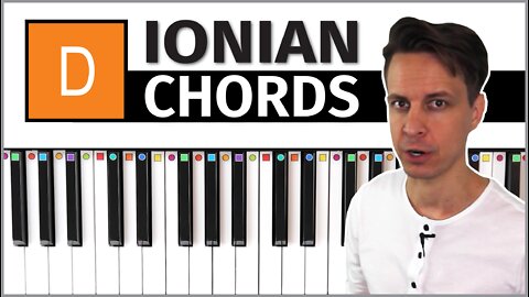 Piano // Chords in the Key of D (Ionian)