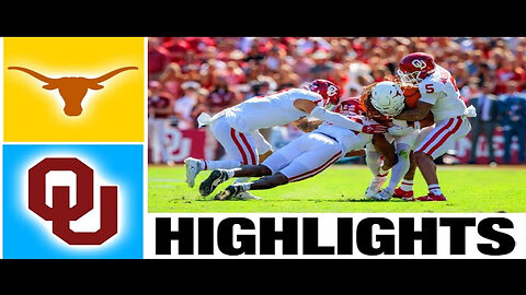 #3 Texas vs Oklahoma Highlights | College Football Week 6 | 2023 College Football