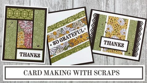 3 Card Making Ideas with Scraps