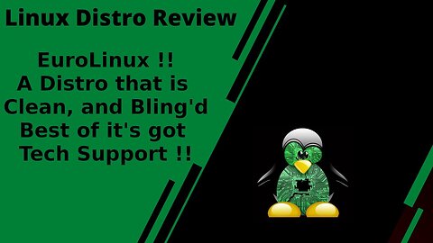 Linux Install Of : EuroLinux !!!