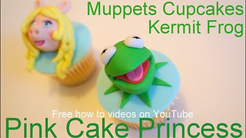 Copycat Recipes The Muppets Most Wanted Cupcakes! How to Make Kermit The Muppet Cupcakes