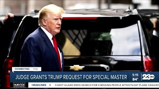 Judge grants Trump request for special master