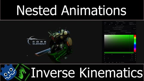 Godot Inverse Kinematics, Nested Animations, and Bone Manipulation with Dragonbones