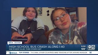 One student killed, 3 hurt in bus crash along I-40