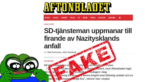 Chang Frick om Aftonbladets påhittade SD-nazistfika