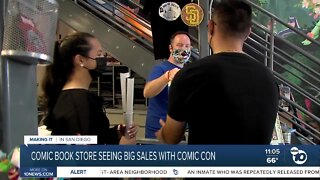 Local comic book store sees big business amid Comic Con in Downtown San Diego