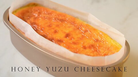 米其林三星主廚配方 蜂蜜柚子芝士蛋糕 ┃No.1 Yuzu Honey Cheesecake