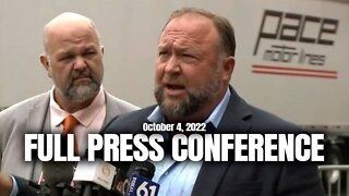 Full Alex Jones Press Conference From Connecticut