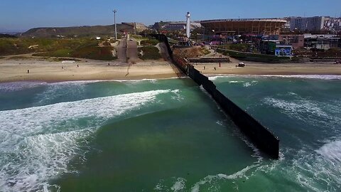 Spectacular Drone Footage of President Trump's Border Wall (from Sea to Shining Sea) in 4K