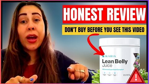 Ikaria Lean Belly Juice Reviews ⚠️WATCH BEFORE⚠️- Ikaria Weight Loss Supplement - #ikariajuice