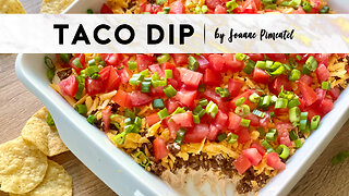 TACO DIP | 5 LAYER DIP | BETTER THAN MY 7 LAYER DIP!!