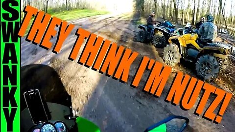 ATV Riders Think I'm CRAZY!!! | KLR650 Offroad
