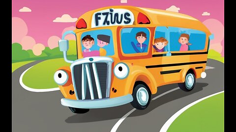 Wheels On The Bus + Street Vehicles Nursery Rhyme for Kids