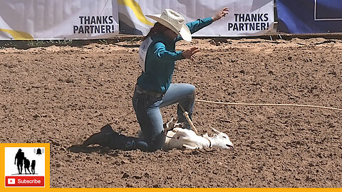 Goat Tying - 79th Annual Boys Ranch Rodeo