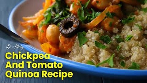 Chickpea And Tomato Quinoa Recipe: Healthy, Flavorful, and Vegan-Friendly || Desi Khaby Recipes