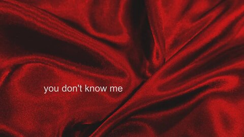 You Don't Know Me (You Never Did) | Darkwave