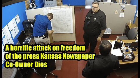 A horrific attack on freedom of the press Kansas Newspaper Co-Owner Dies