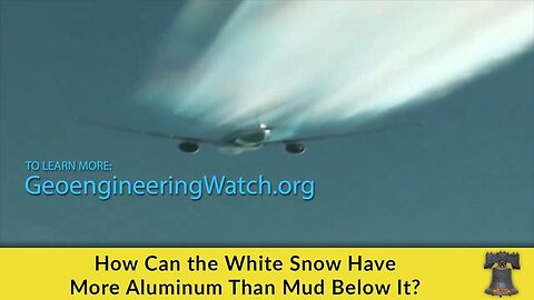 How Can the White Snow Have More Aluminum Than Mud Below It?