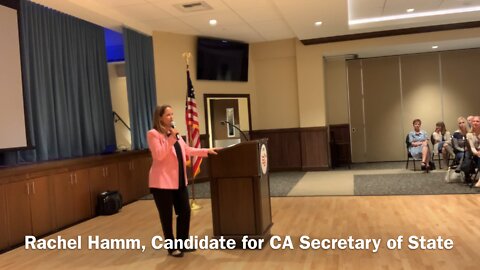 The Cal Report 4/23/22 - Rachel Hamm, Candidate for CA Secretary of State