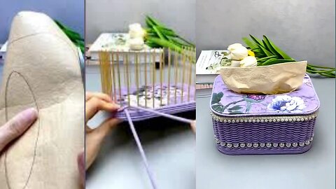 "Crafty Creations: DIY Tissue Box Cover Ideas"
