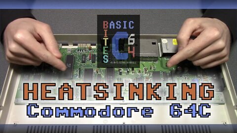 How To HEATSINK a Commodore 64C ("Short Board")