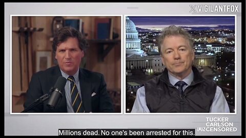 When Will Anthony Fauci Be Punished For "The Greatest Crime Ever Committed"? Tucker Carlson Interview w/ Rand Paul (1.24.24)