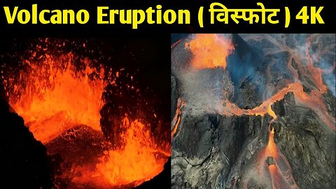 Volcano Eruption Video | Volcano Eruption In Iceland | Iceland volcano drone