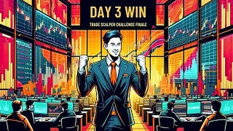 Trading Day 3 Win: Trade Scalper Challenge Finale 📈