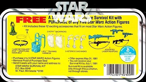 VINTAGE STAR WARS SURVIVAL KIT ADVERTISEMENT #vintage #starwars