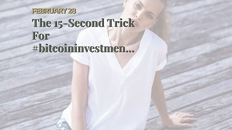 The 15-Second Trick For #bitcoininvestment hashtag on Instagram • Photos and videos
