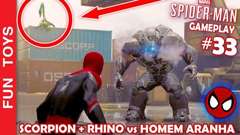 Marvel Spider-Man #33 - RHINO e SCORPION se unem para derrotar o HOMEM-ARANHA! Batalha ÉPICA! 🕷