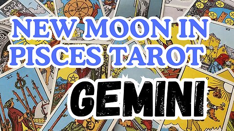 Gemini ♊️- Great power with great responsibility! Pisces New Moon 🌑 Tarot reading #gemini #tarotary